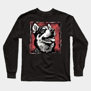 Siberian Husky Long Sleeve T-Shirt